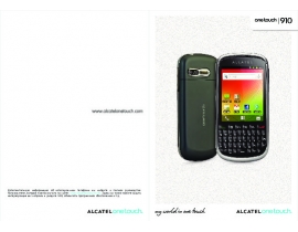 Руководство пользователя, руководство по эксплуатации сотового gsm, смартфона Alcatel One Touch 910