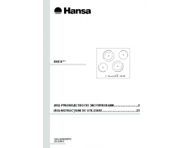 Инструкция, руководство по эксплуатации варочной панели Hansa BHC 64335035