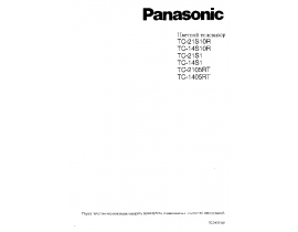 Инструкция, руководство по эксплуатации кинескопного телевизора Panasonic TC-2105RT