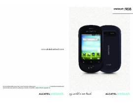 Инструкция, руководство по эксплуатации сотового gsm, смартфона Alcatel One Touch 908(F)