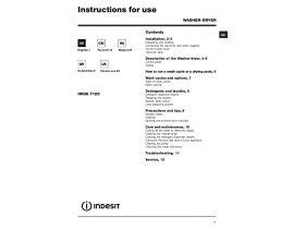 Инструкция стиральной машины Indesit IWDE 7125