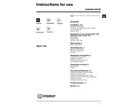 Инструкция стиральной машины Indesit IWDC 7105