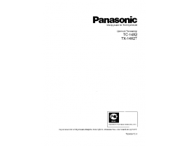 Инструкция, руководство по эксплуатации кинескопного телевизора Panasonic TC-14X2
