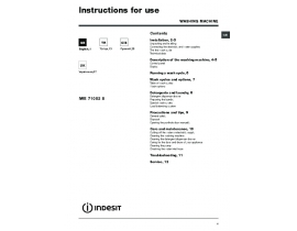 Инструкция стиральной машины Indesit IWE 71082 S (ECO)