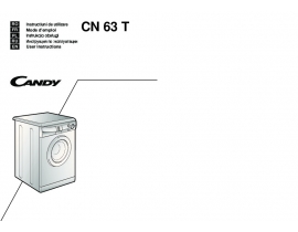 Инструкция стиральной машины Candy CN 63 T