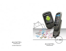 Руководство пользователя, руководство по эксплуатации сотового gsm, смартфона Alcatel One Touch 980