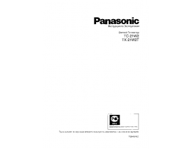 Инструкция, руководство по эксплуатации кинескопного телевизора Panasonic TC-21W2