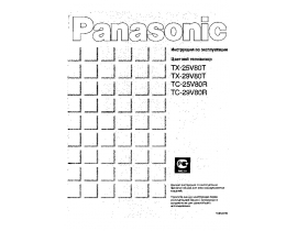 Инструкция, руководство по эксплуатации кинескопного телевизора Panasonic TC-25V80R