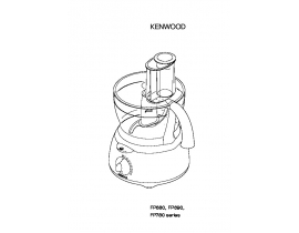 Руководство пользователя, руководство по эксплуатации комбайна Kenwood FP680_FP690_FP780