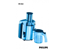 Инструкция соковыжималки Philips HR 1861_00