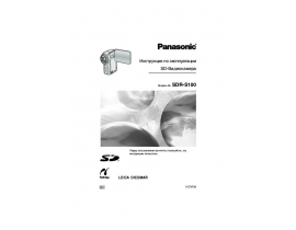 Инструкция, руководство по эксплуатации видеокамеры Panasonic SDR-S100
