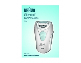 Инструкция, руководство по эксплуатации электробритвы, эпилятора Braun 3370