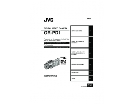 Руководство пользователя, руководство по эксплуатации видеокамеры JVC GR-PD1