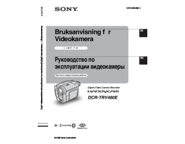 Руководство пользователя, руководство по эксплуатации видеокамеры Sony DCR-TRV480E