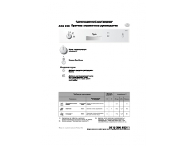 Инструкция, руководство по эксплуатации посудомоечной машины Whirlpool ADG 633(Краткое руководство)