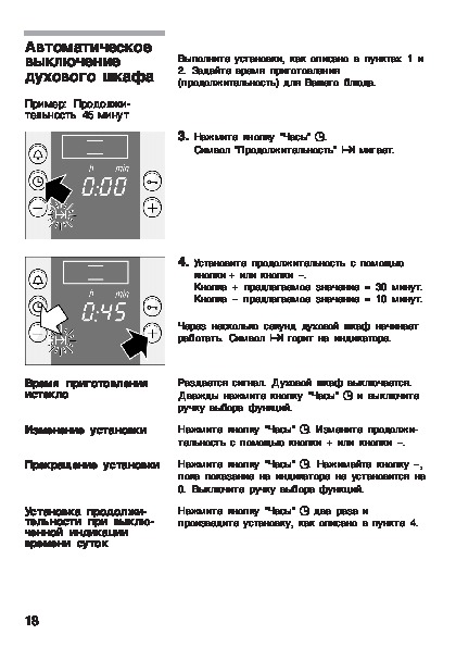 Электропечь бош для кухни инструкция по применению