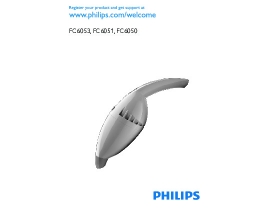 Инструкция, руководство по эксплуатации пылесоса Philips FC6050_03