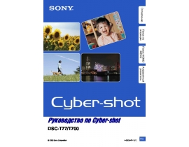 Руководство пользователя цифрового фотоаппарата Sony DSC-T77_DSC-T700