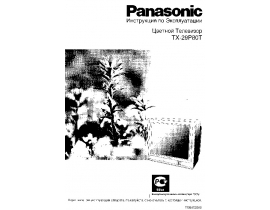 Инструкция кинескопного телевизора Panasonic TX-29P80T