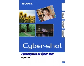 Инструкция, руководство по эксплуатации цифрового фотоаппарата Sony DSC-TX1