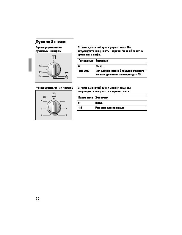 Как включить духовой шкаф бош