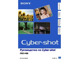 Руководство пользователя цифрового фотоаппарата Sony DSC-H55