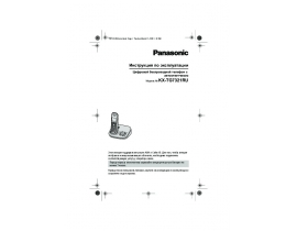Инструкция dect Panasonic KX-TG7321RU