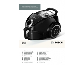 Инструкция пылесоса Bosch BGS 4GOLD