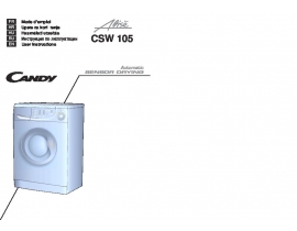 Инструкция стиральной машины Candy Alise CSW 105