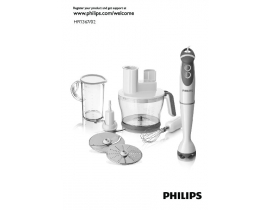 Инструкция, руководство по эксплуатации блендера Philips HR 1367_00