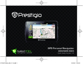 Инструкция gps-навигатора Prestigio GeoVision 5000 Navitel