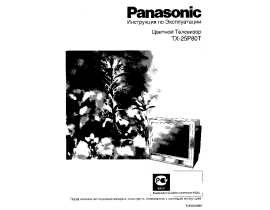 Инструкция кинескопного телевизора Panasonic TX-25P80T