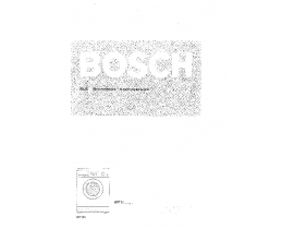 Инструкция стиральной машины Bosch WVTI 2842EU
