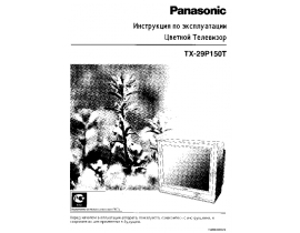 Инструкция кинескопного телевизора Panasonic TX-29P150T