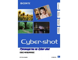 Инструкция, руководство по эксплуатации цифрового фотоаппарата Sony DSC-WX5(C)