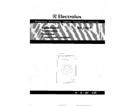 Инструкция стиральной машины Electrolux EW 1165 F