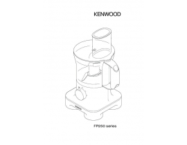 Инструкция, руководство по эксплуатации комбайна Kenwood FP250