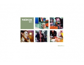 Инструкция, руководство по эксплуатации сотового gsm, смартфона Nokia N71