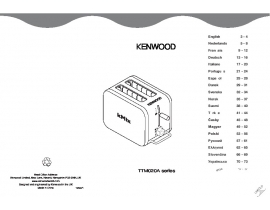 Инструкция, руководство по эксплуатации тостера Kenwood TTM021A kMix