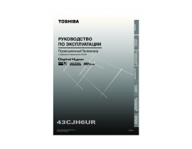 Инструкция, руководство по эксплуатации кинескопного телевизора Toshiba 43CJH6UR