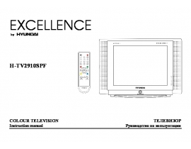 Инструкция кинескопного телевизора Hyundai Electronics H-TV2910 SPF