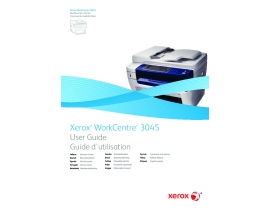 Руководство пользователя, руководство по эксплуатации МФУ (многофункционального устройства) Xerox WorkCentre 3045
