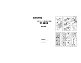 Инструкция, руководство по эксплуатации диктофона Olympus VN-6000