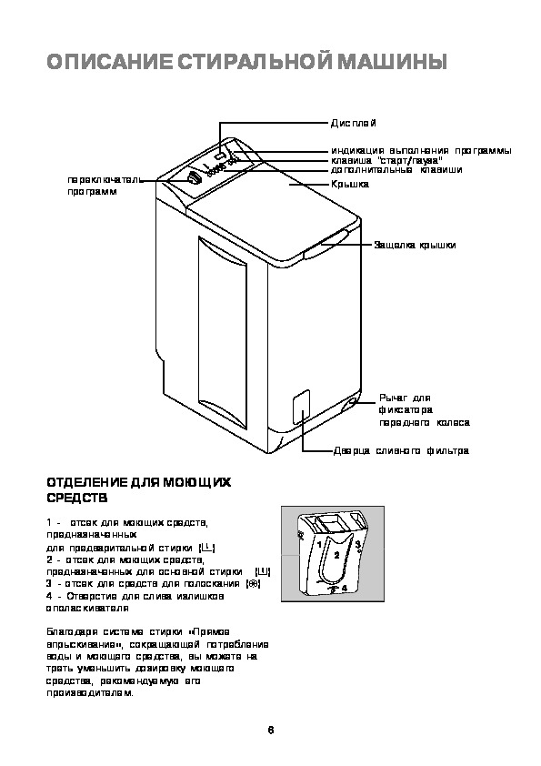 Стиральная машина электролюкс инструкция по применению старого образца