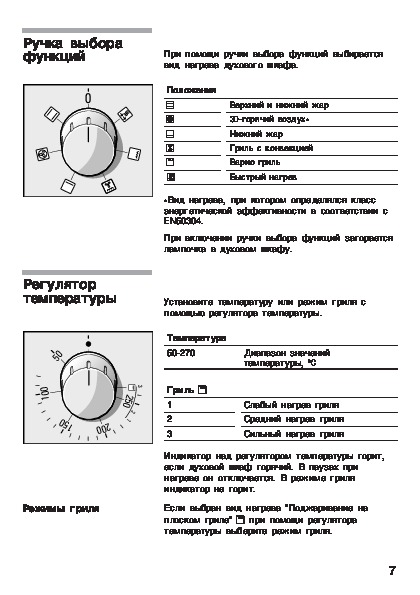 Газ плита бош с электрической духовкой инструкция