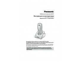 Инструкция dect Panasonic KX-TCA255RU