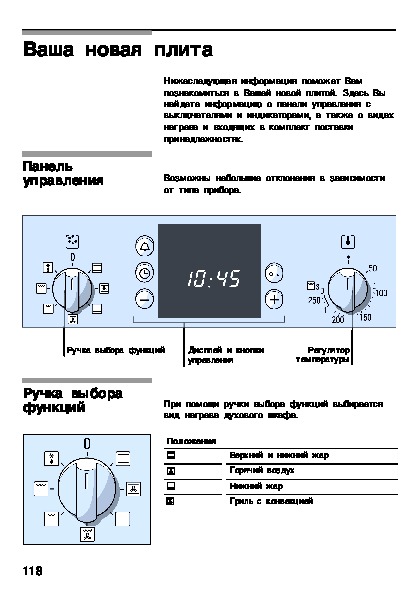 Как включить духовой шкаф бош