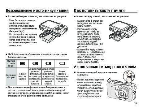 Неисправности карта памяти