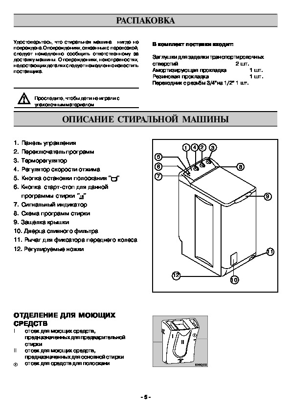 Стиральная машина электролюкс инструкция по применению старого образца