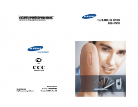 Инструкция, руководство по эксплуатации сотового gsm, смартфона Samsung SGH-P510